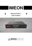 Installation Guide IMEON LV Battery 4850 51100